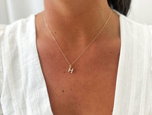 Load image into Gallery viewer, Pearl Initial Necklace