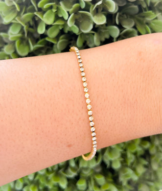 CZ Adjustable Bracelet
