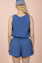 Load image into Gallery viewer, On the Go Romper-Blue