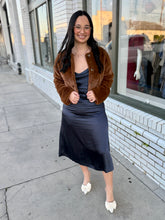 Load image into Gallery viewer, The Luxe Layer Fur Jacket-Camel