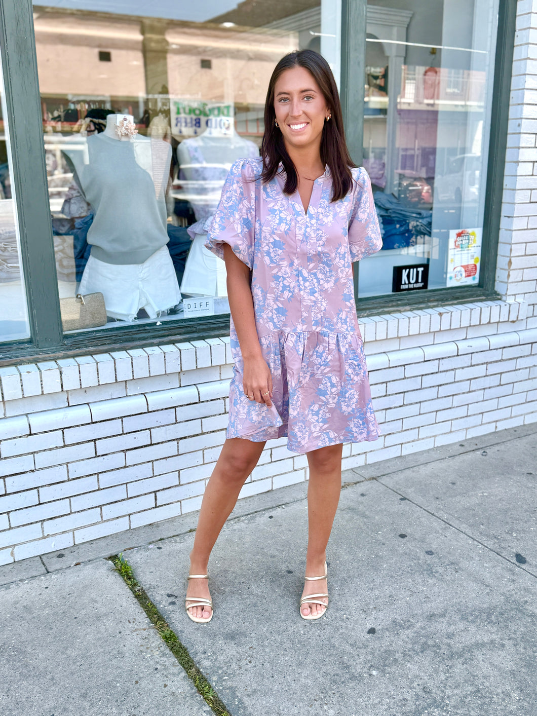 Lost in The Glow Ruffle Detail Dress