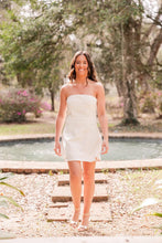 Load image into Gallery viewer, Charmed Closure Mini Dress - White