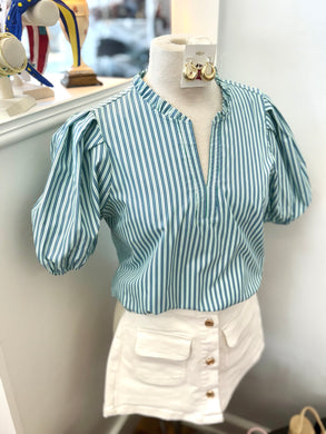 The Simple Style Striped Top