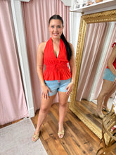 Load image into Gallery viewer, Love Letter Peplum Top