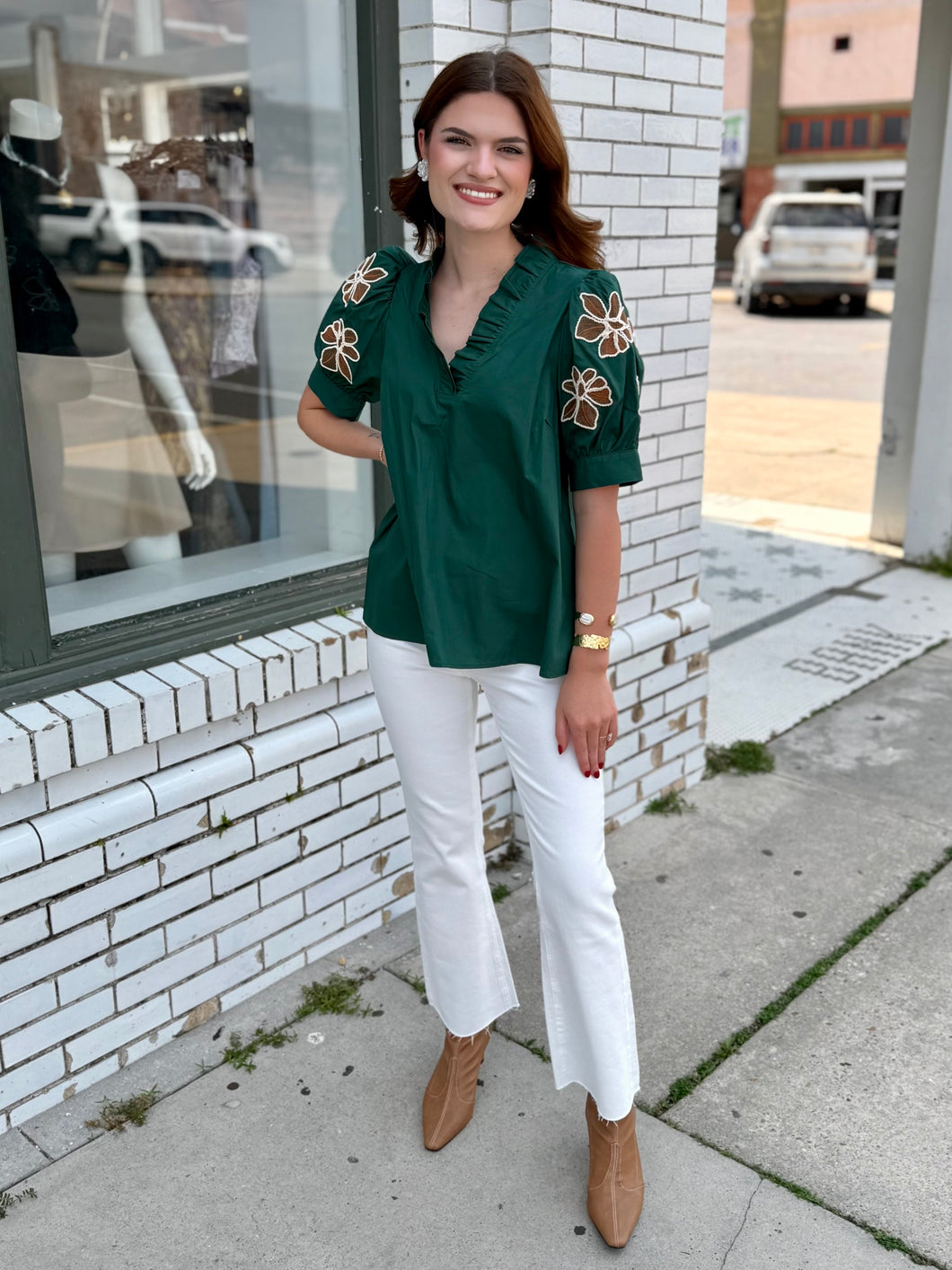 The Amber Glow Top