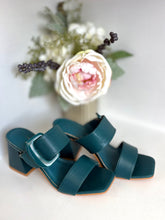Load image into Gallery viewer, The Luxe Buckle Heel-Teal