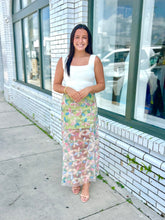 Load image into Gallery viewer, The Garden Party Midi Skirt-Green
