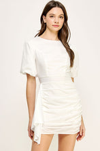 Load image into Gallery viewer, The Side Note Dress - White