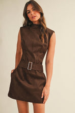 Load image into Gallery viewer, Suede Darling Mini Dress