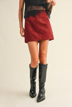 Load image into Gallery viewer, The Signature Suede Mini Skirt