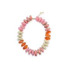 Load image into Gallery viewer, The Resin Crush Beaded Necklace-Pink Multi