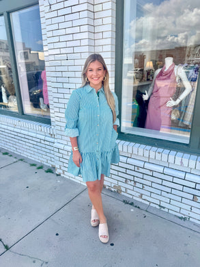 The Simple Style Striped Dress