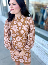 Load image into Gallery viewer, Blushing Bronze Mini Dress