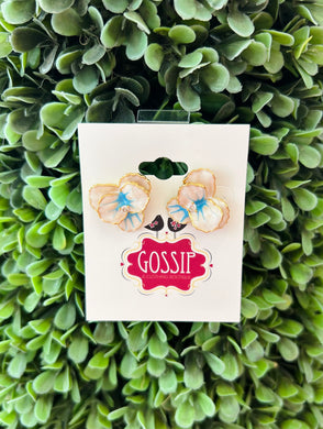 Noble Bloom Flower Earrings