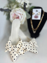 Load image into Gallery viewer, The Pretty in Poise Heel-Black Polka Dot