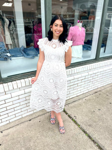 Believe in Yourself Midi-White