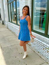Load image into Gallery viewer, Dazed in Denim Mini Dress