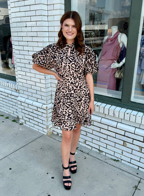 Bold & Spotted Cheetah Mini Dress
