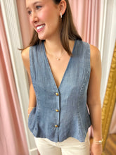 Load image into Gallery viewer, Sweet Scene Peplum Vest