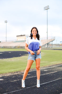 It's A Winner Color Block-Blue