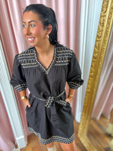 Load image into Gallery viewer, Midnight Magnolia Mini Dress
