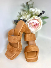 Load image into Gallery viewer, The Cinnamon Suede Platform Heel