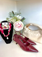 Load image into Gallery viewer, The Cabernet Kiss Heel