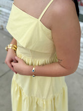 Load image into Gallery viewer, Lemon Drop Dreams Midi Dress