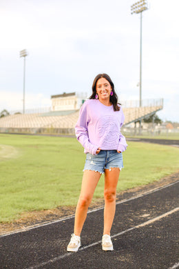LSU Lavender Sweatshirt