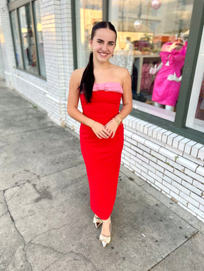 Think of You Midi Dress