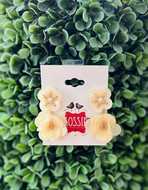 Sequin Petal Earrings