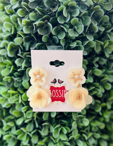 Sequin Petal Earrings