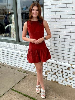 The Chestnut Charm Corduroy Mini