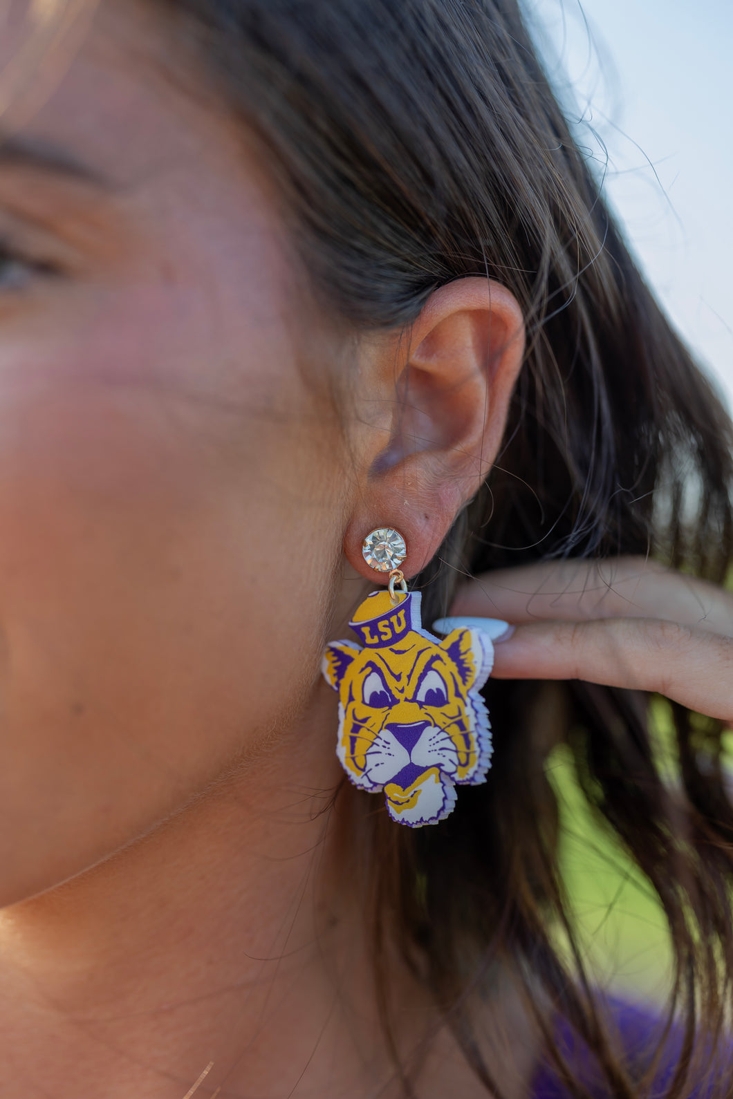 Vintage Tiger Head Drops