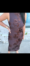 Load image into Gallery viewer, Mocha Moments Midi Dress
