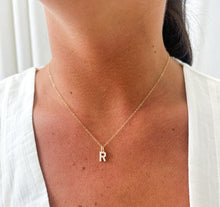 Load image into Gallery viewer, Pearl Initial Necklace