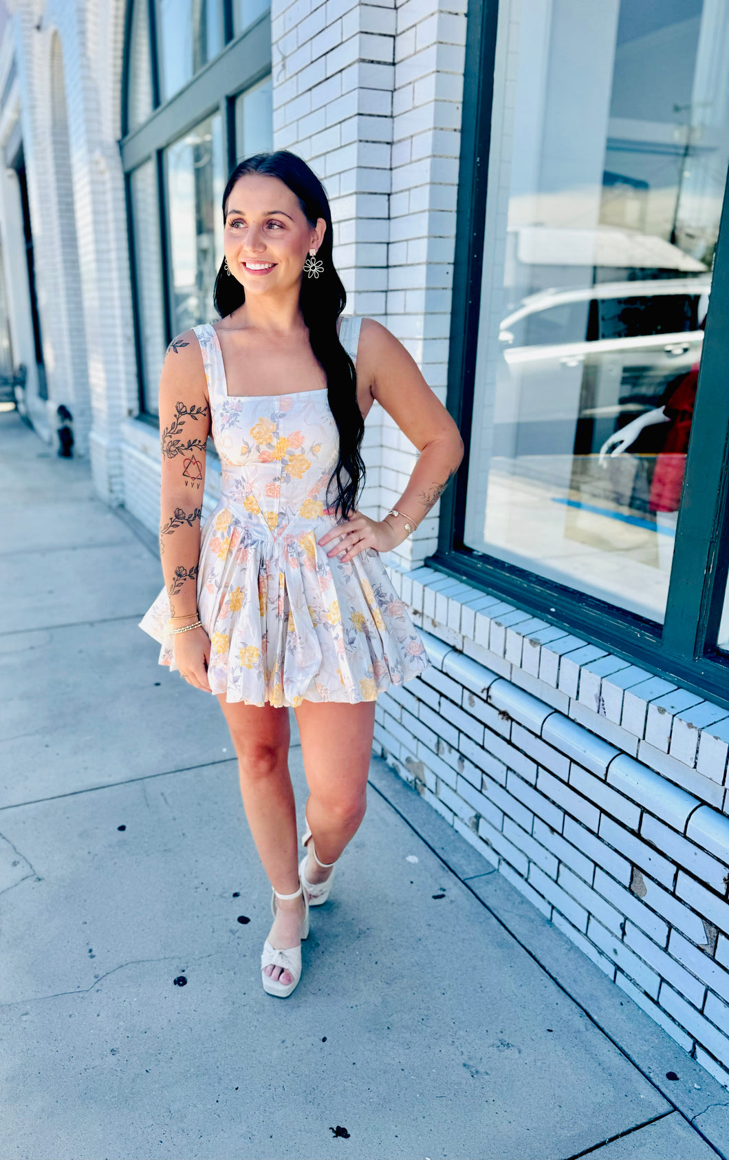 Whispers of Vintage Mini Dress