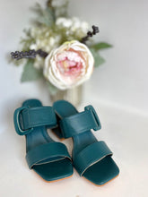 Load image into Gallery viewer, The Luxe Buckle Heel-Teal