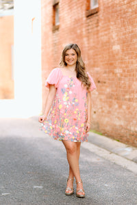 Where Flowers Bloom Mini Dress