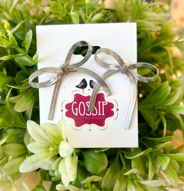 Bow Tie Stud Earrings