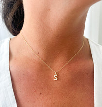 Load image into Gallery viewer, Pearl Initial Necklace