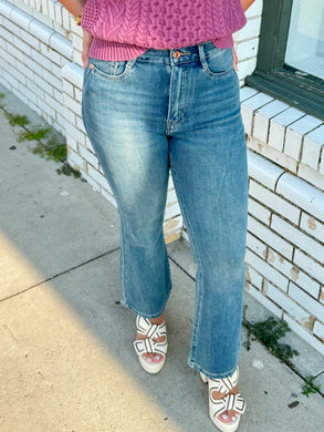 Retro Rinse Flare Jeans