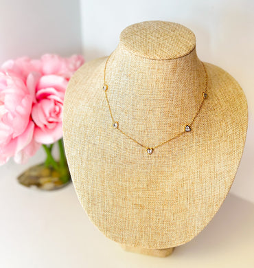 CZ Heart Necklace