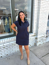 Load image into Gallery viewer, Blue Horizon Mini Dress