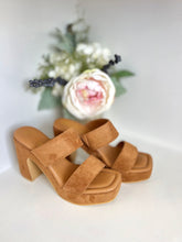 Load image into Gallery viewer, The Cinnamon Suede Platform Heel