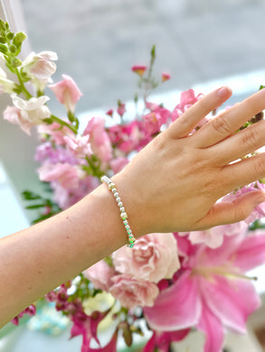 The Christina Mini Silver/Gold Stretch