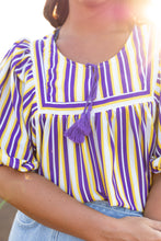 Load image into Gallery viewer, The Royal Lines Pin Stripe Top