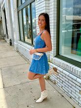 Load image into Gallery viewer, Dazed in Denim Mini Dress
