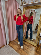 Load image into Gallery viewer, Red Crush Knit Sweater