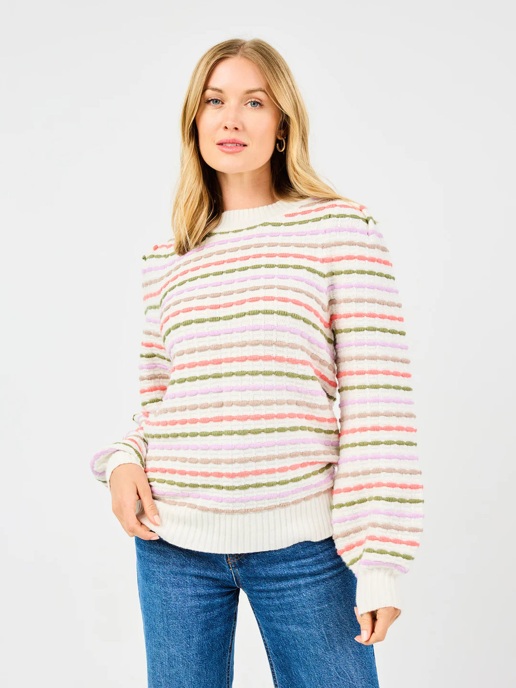 The Annabelle Sweater - Ivory Multi